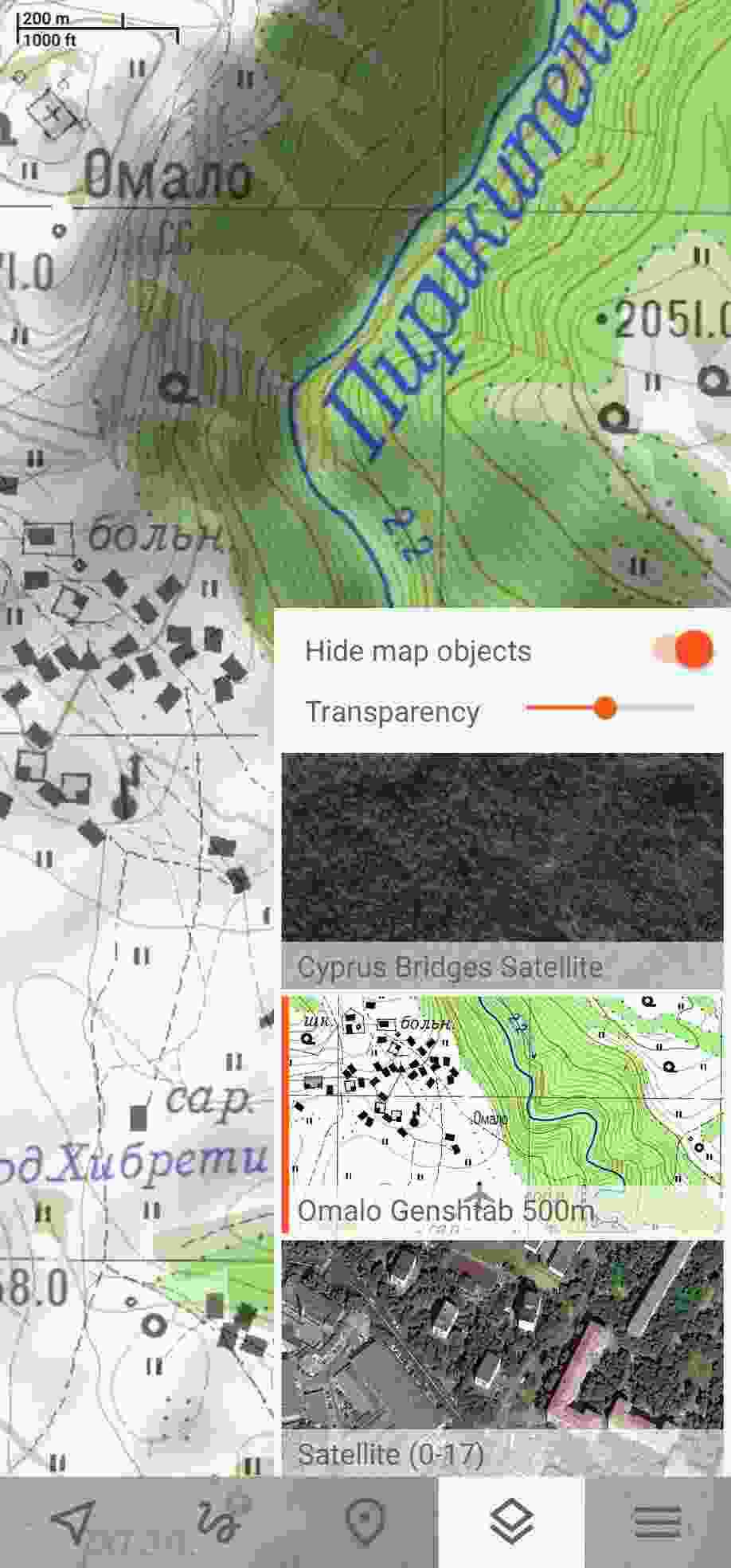 Trekarta screenshot