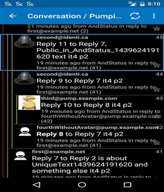 AndStatus screenshot