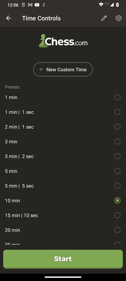 Chess Clock screenshot