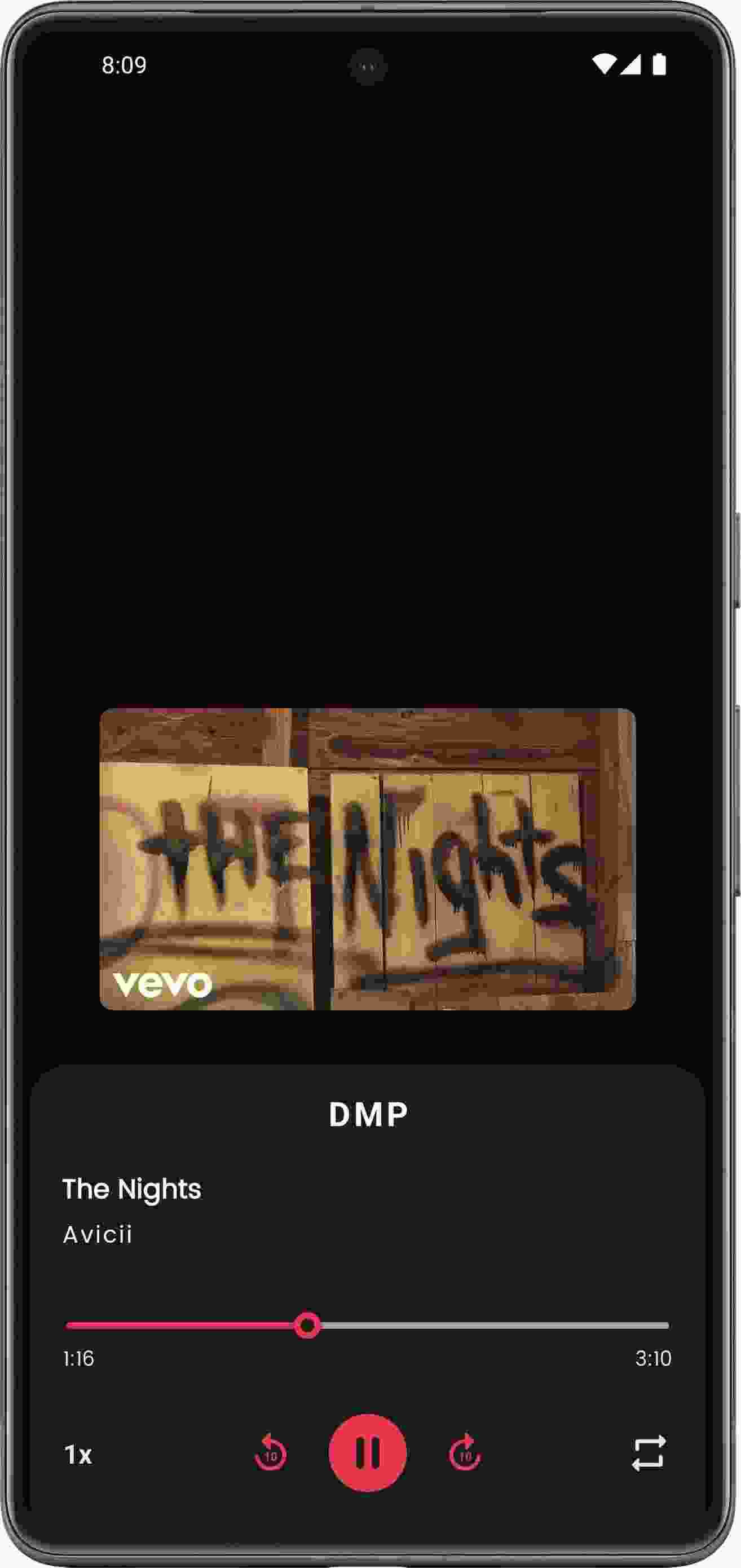 DialogMusicPlayer screenshot