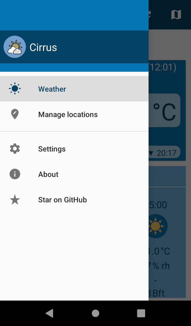 Cirrus screenshot