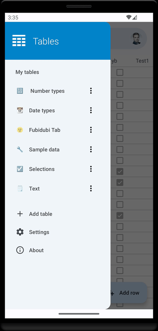 Nextcloud Tables screenshot