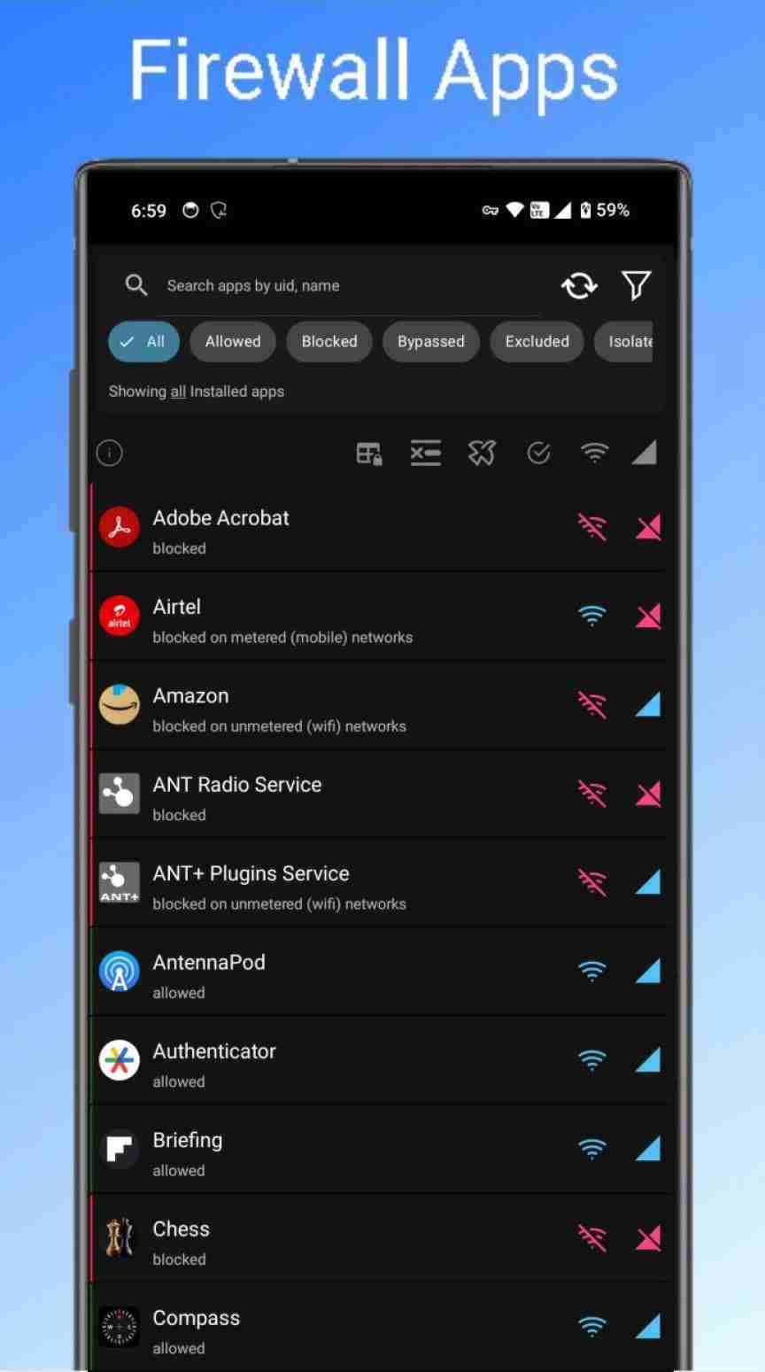 Rethink: DNS + Firewall + VPN screenshot