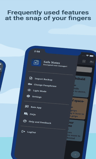 Safe Notes screenshot