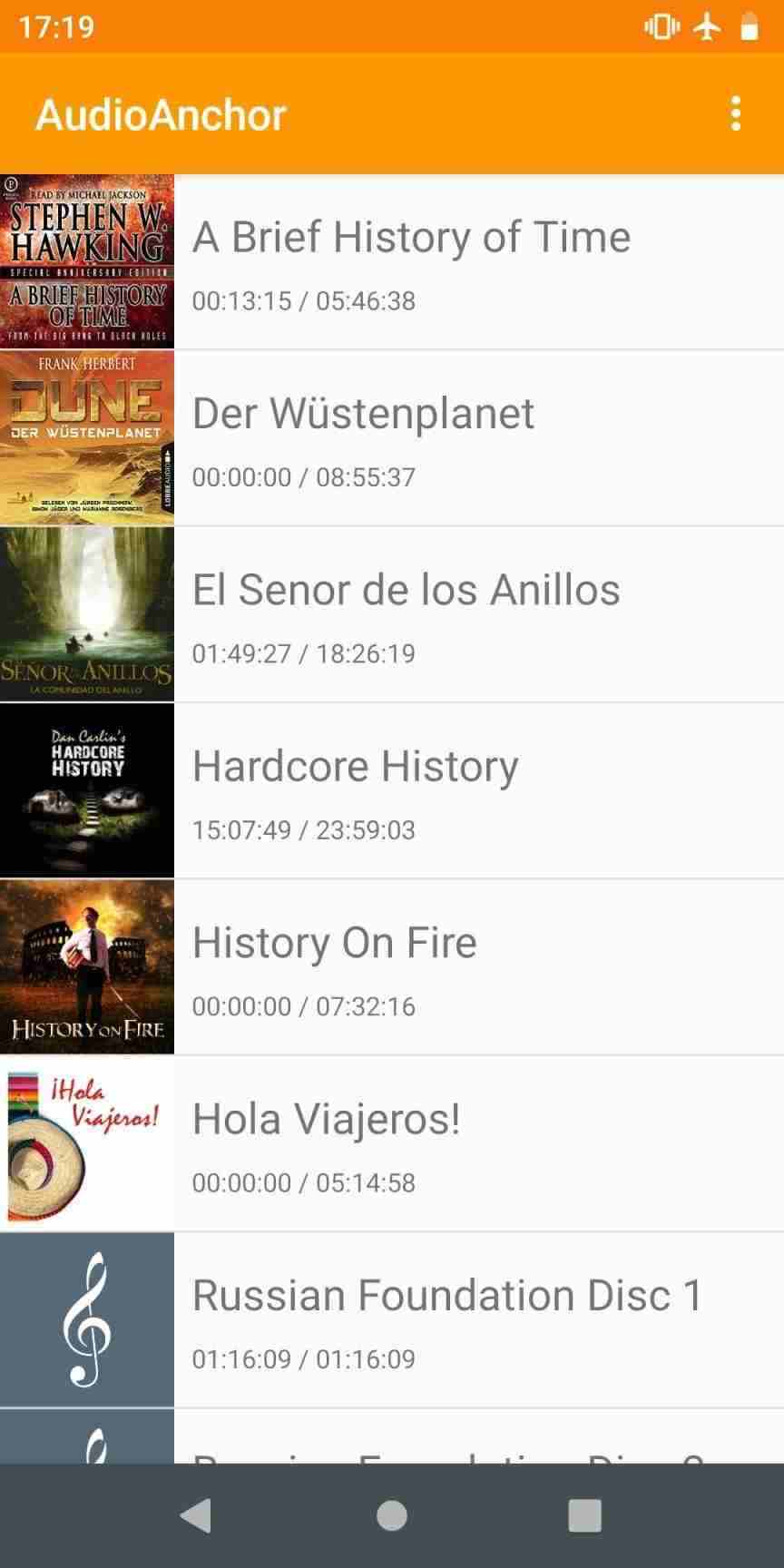AudioAnchor screenshot