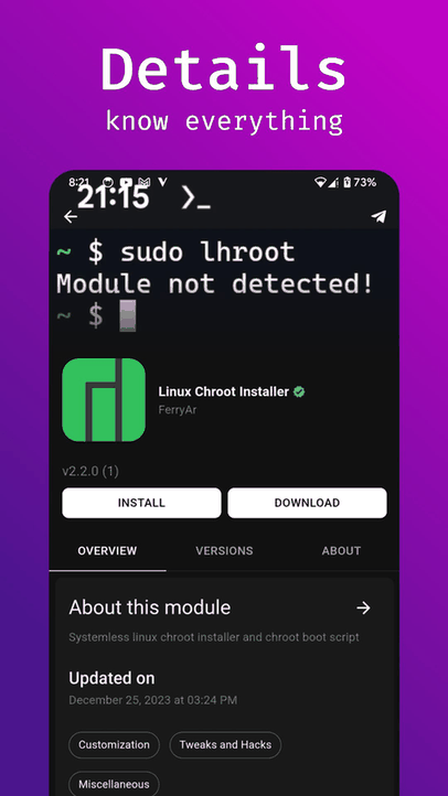 MMRL screenshot
