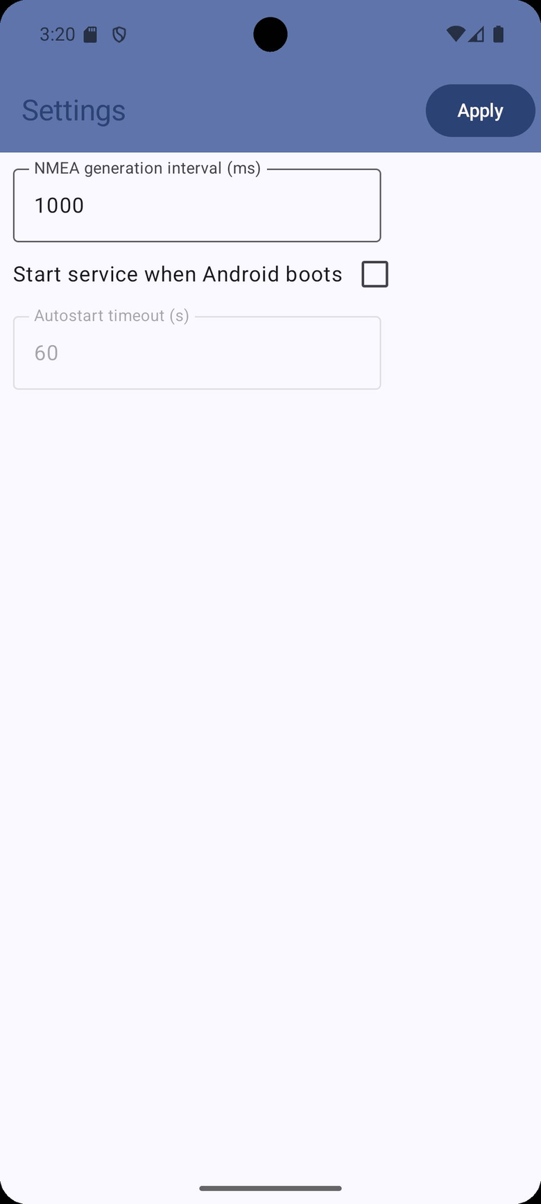 gpsdRelay screenshot