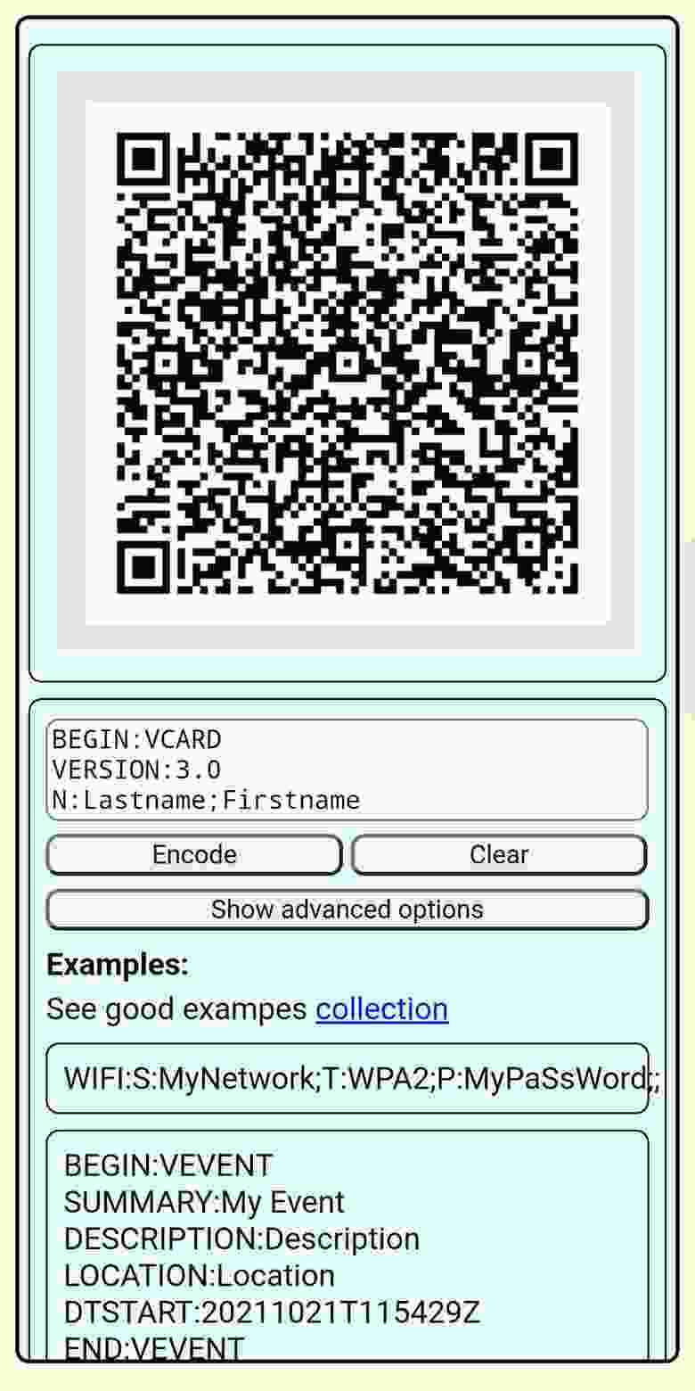 [lWS.QR] lightweight Web Server QR code screenshot