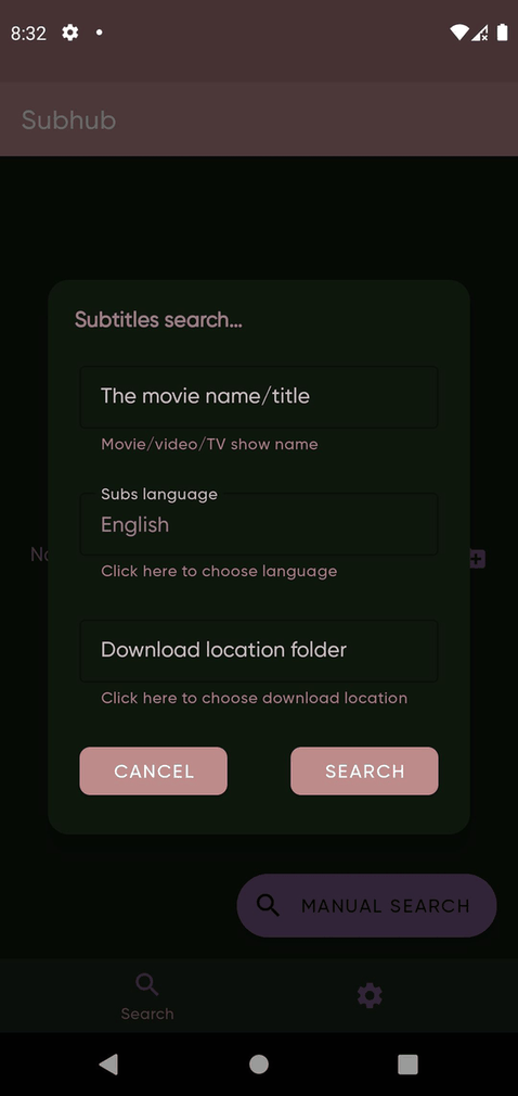 SubHub screenshot