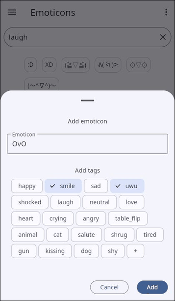 Emotic screenshot