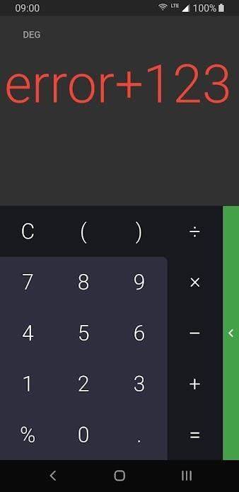 dahliaOS Calculator screenshot