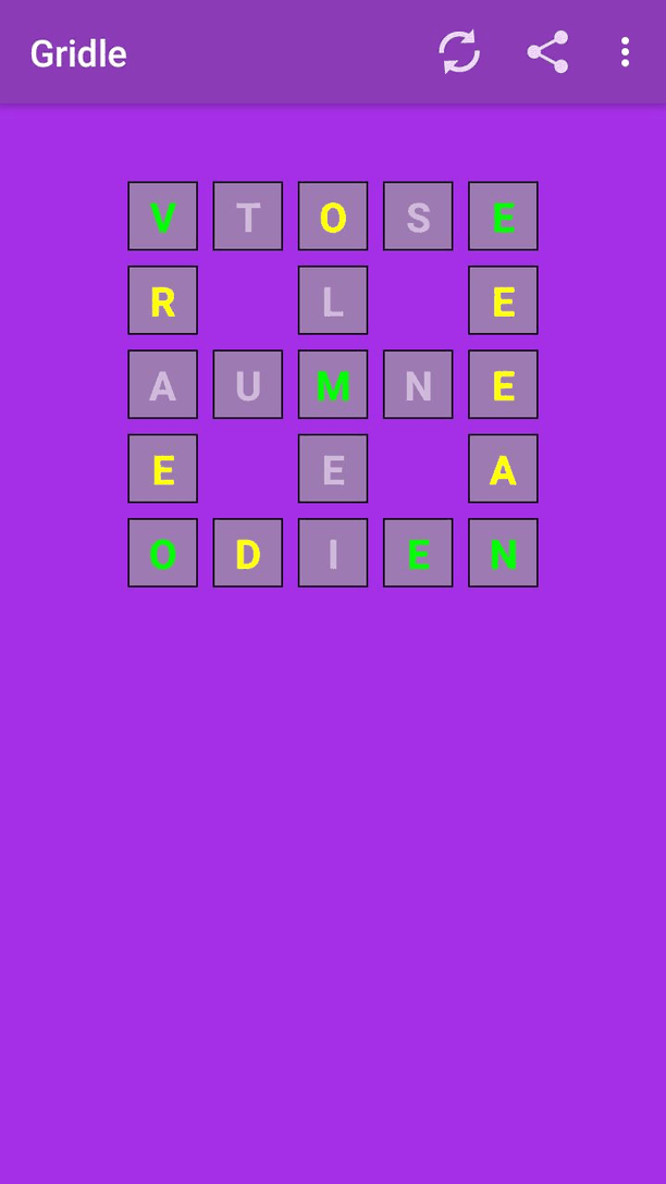 Gridle screenshot