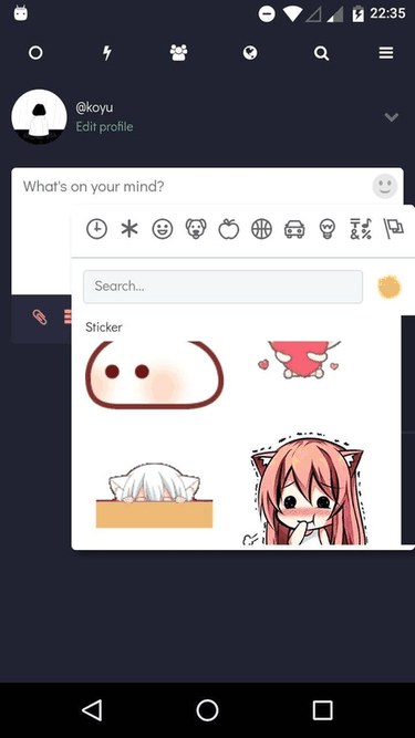 koyu.space screenshot