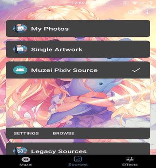 Muzei Pixiv Source screenshot
