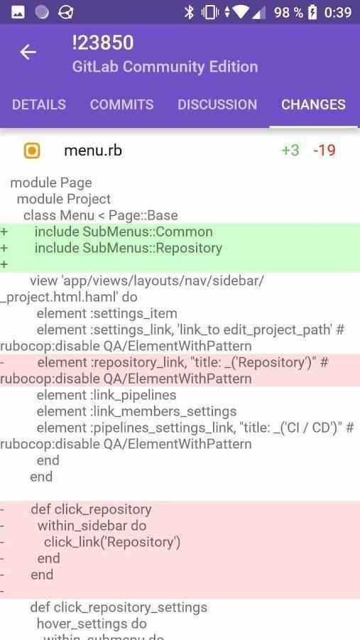 GitFox screenshot