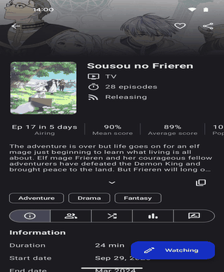 AniHyou screenshot