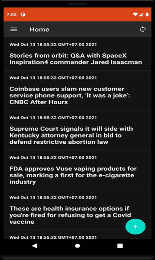 News Provider screenshot