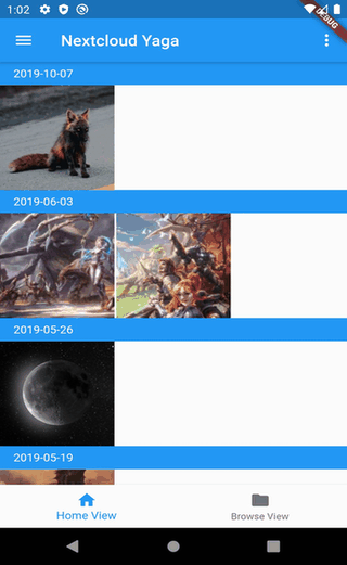 Nextcloud Yaga screenshot