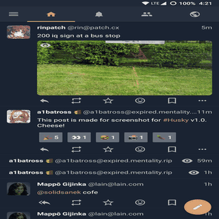 Husky screenshot