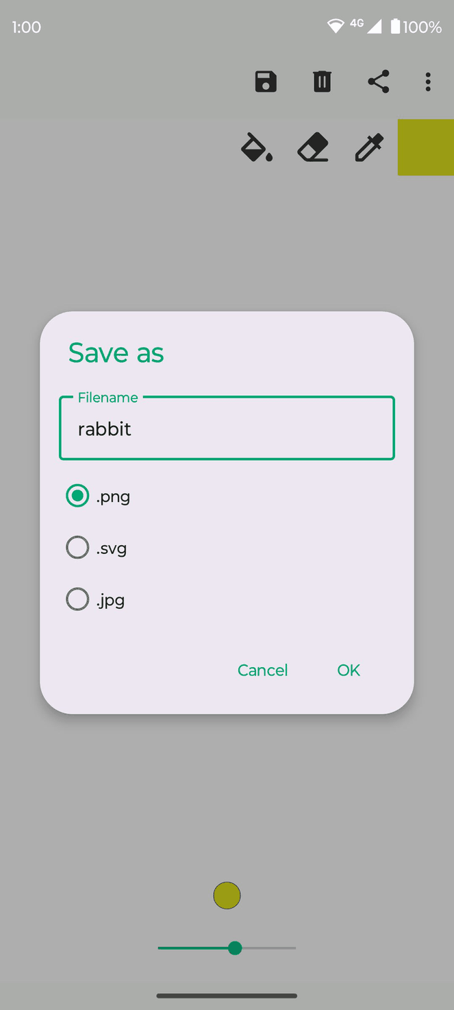 Fossify Paint screenshot