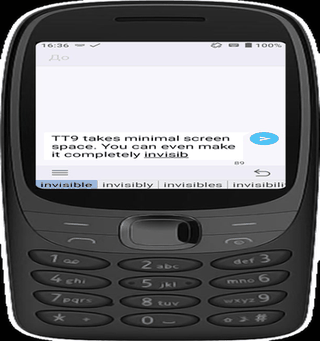 Traditional T9 screenshot
