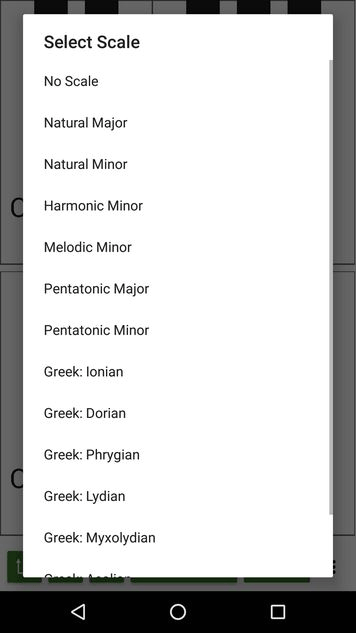 Tonality screenshot