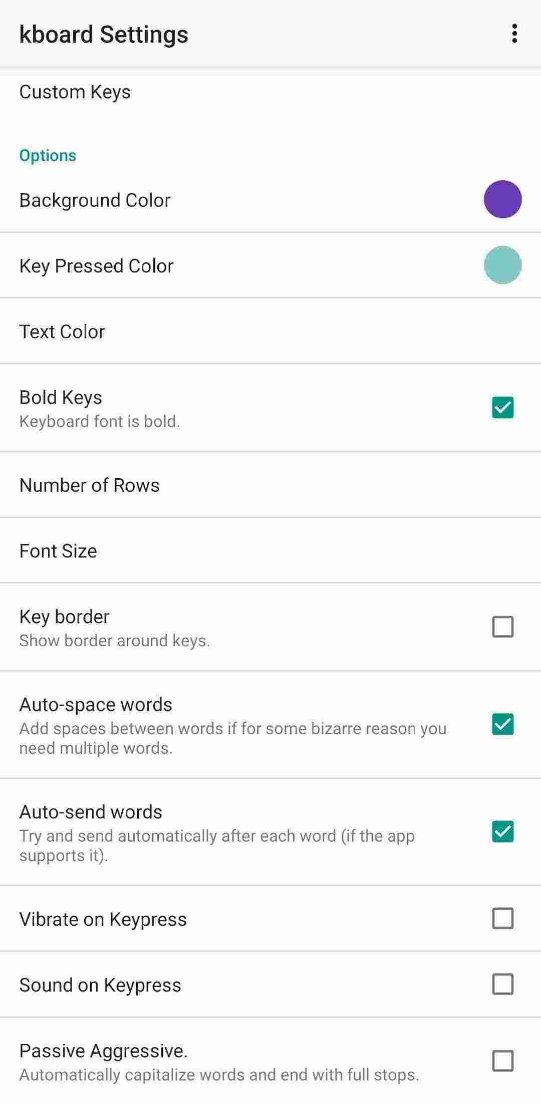 kboard screenshot