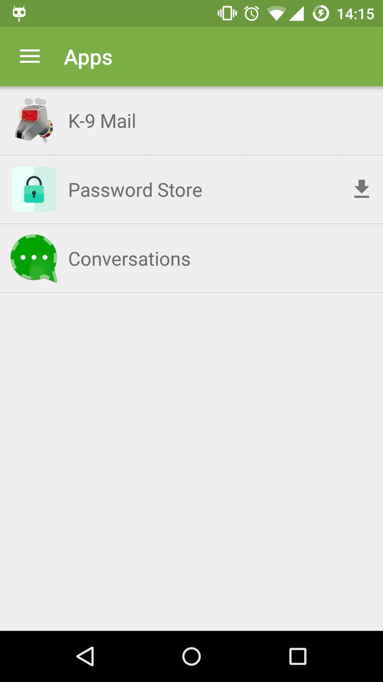 OpenKeychain: Easy PGP screenshot