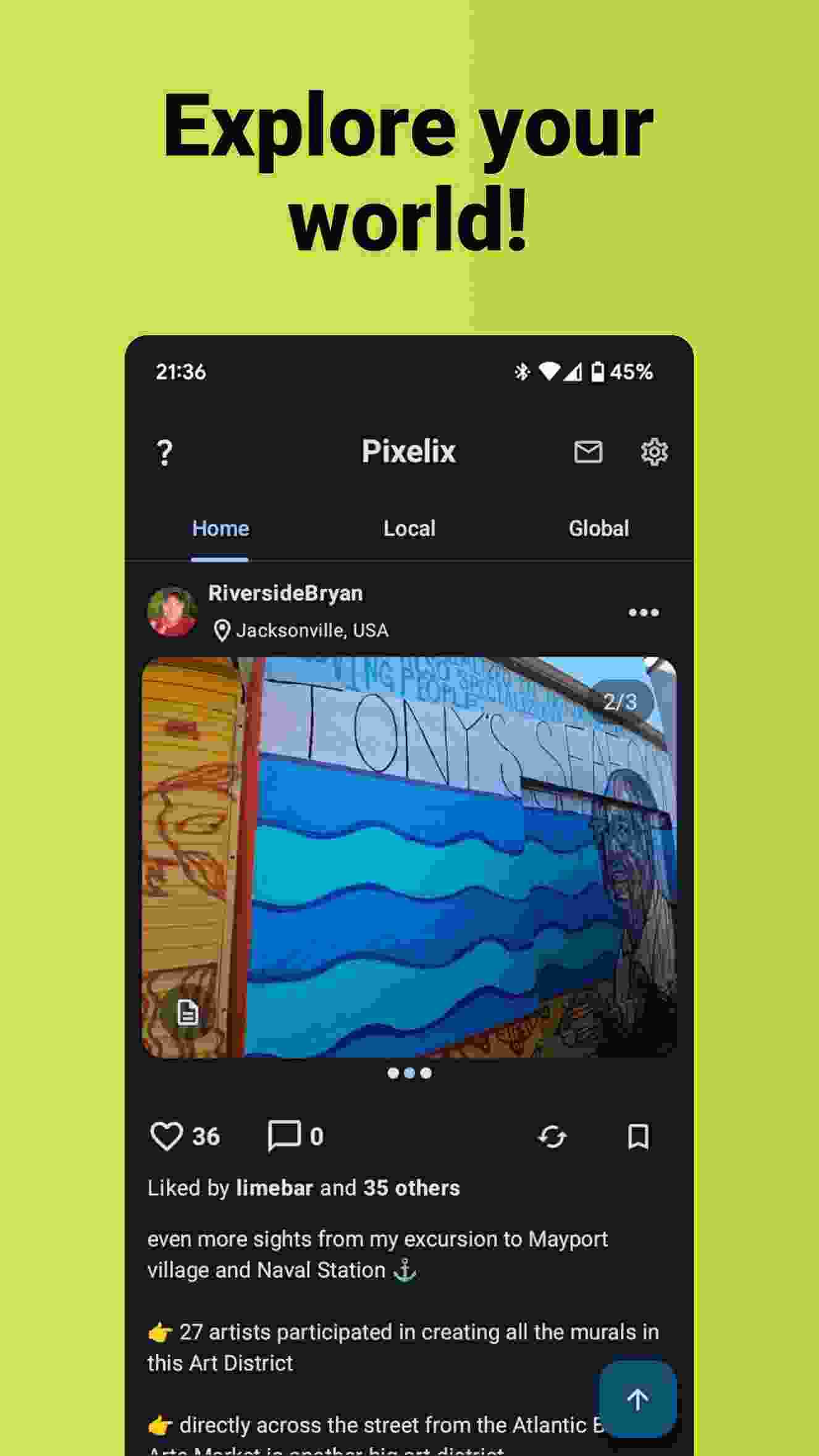 Pixelix screenshot