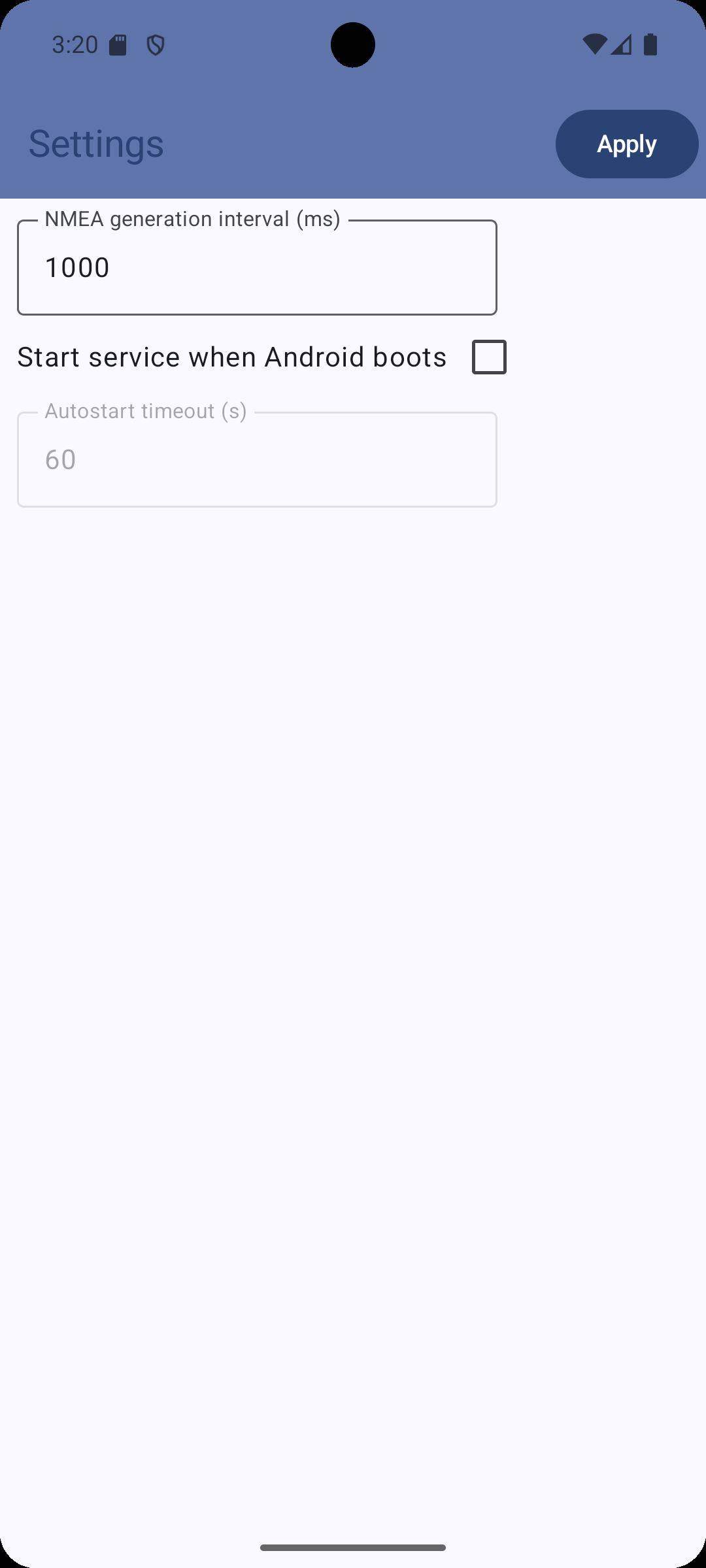 gpsdRelay screenshot