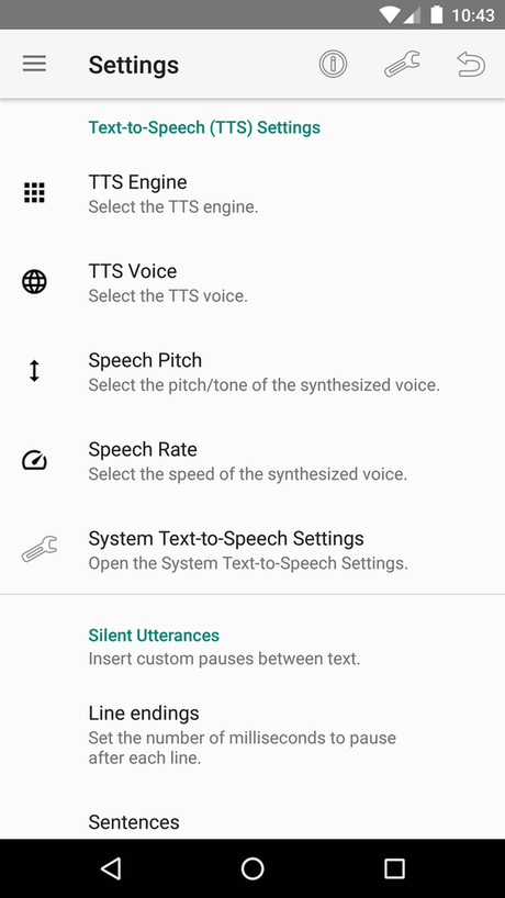 TTS Util screenshot
