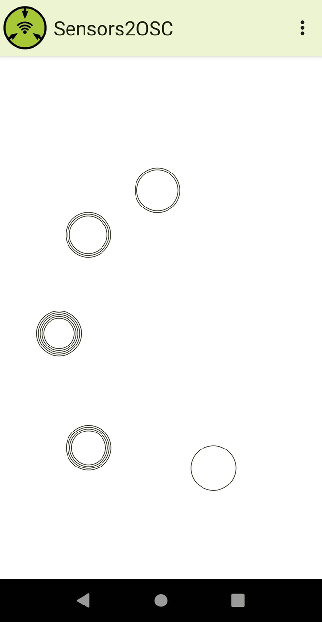Sensors2OSC screenshot
