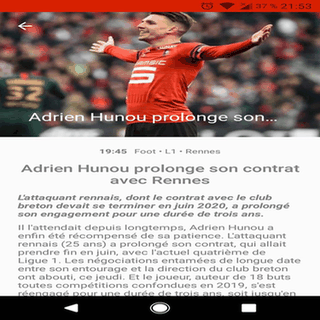 Equipe RSS screenshot
