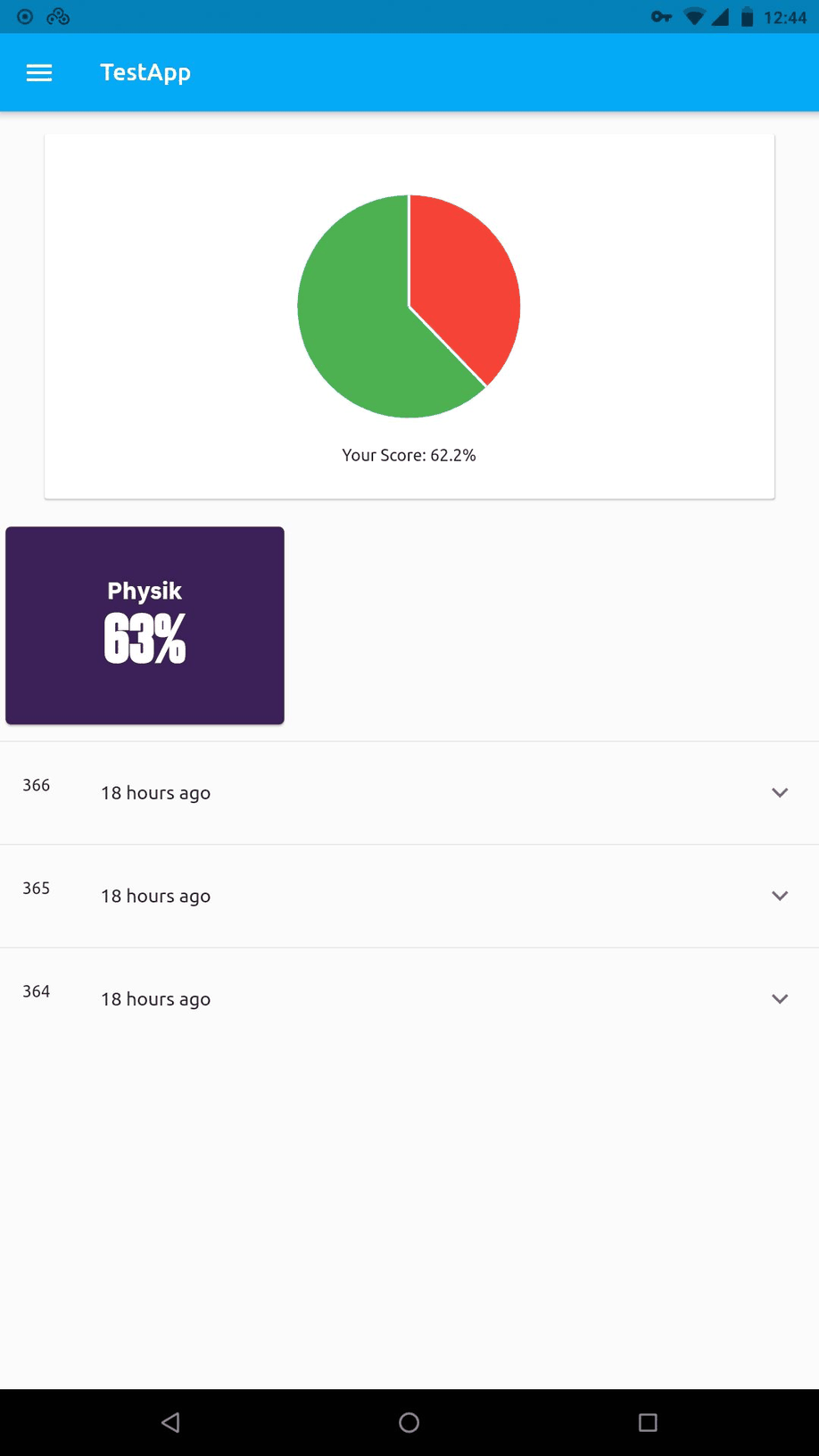 TestApp screenshot