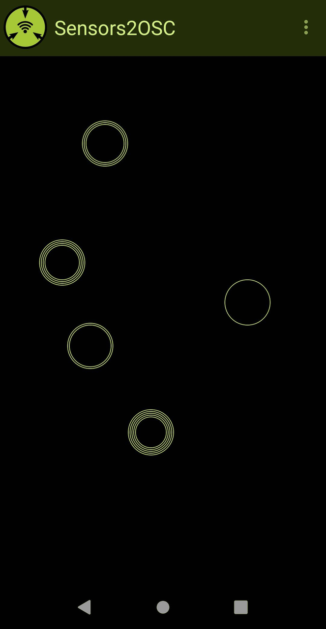 Sensors2OSC screenshot
