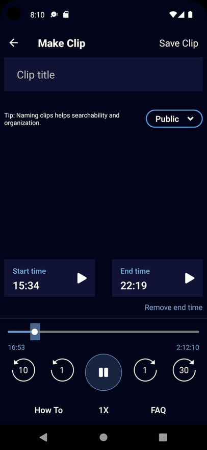 Podverse screenshot