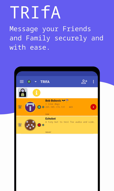 TRIfA screenshot