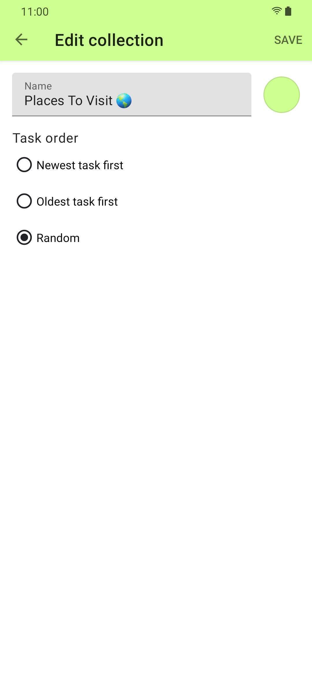 Delist screenshot