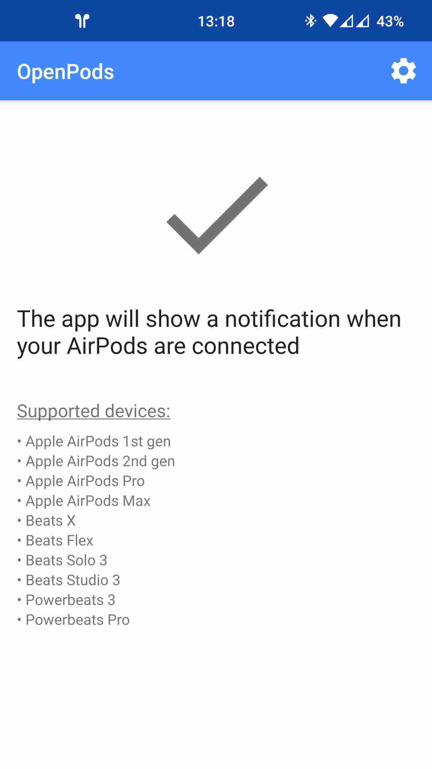 OpenPods screenshot