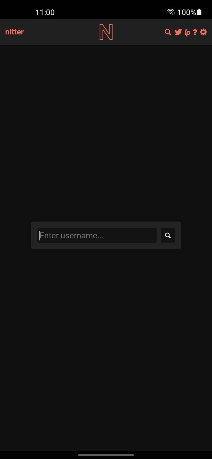 Nitter for Android screenshot