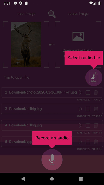 Conceal screenshot
