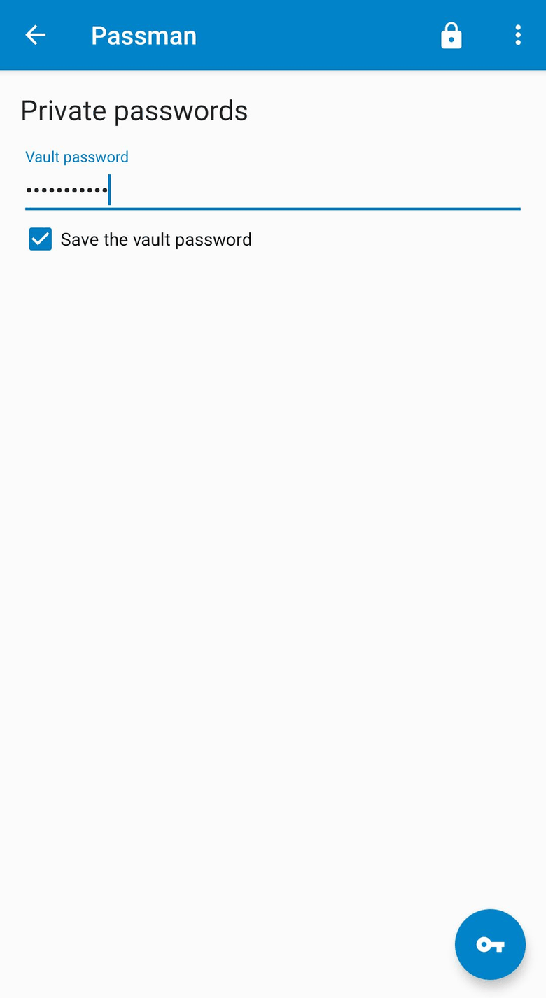 Passman screenshot