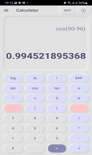 Calculator screenshot