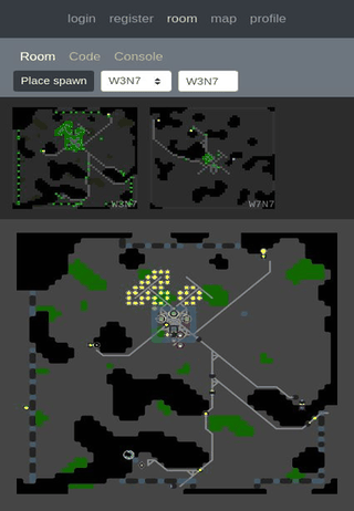 Screeps screenshot