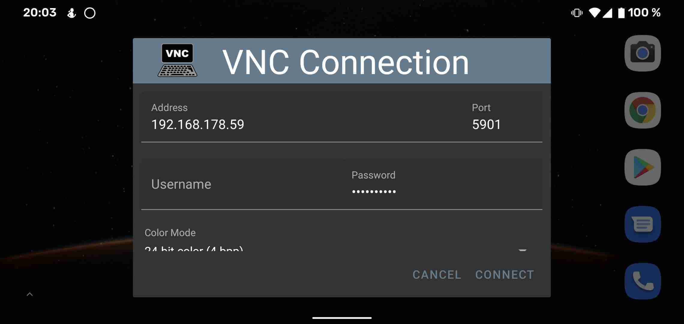 TSVNC screenshot