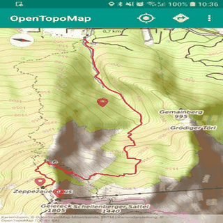 OpenTopoMap Viewer screenshot