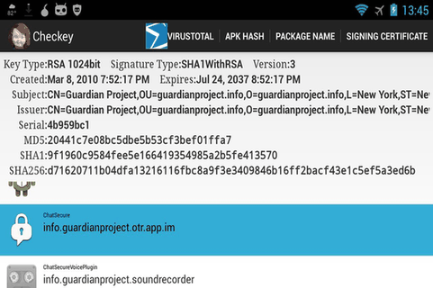 Checkey screenshot