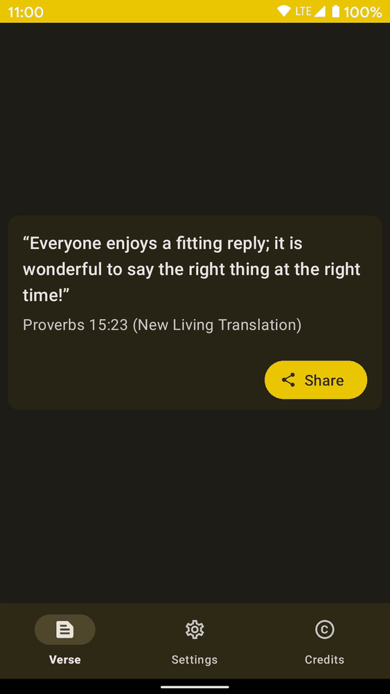 Bible Verse App screenshot