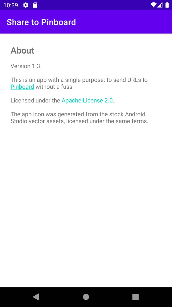 Share to Pinboard screenshot