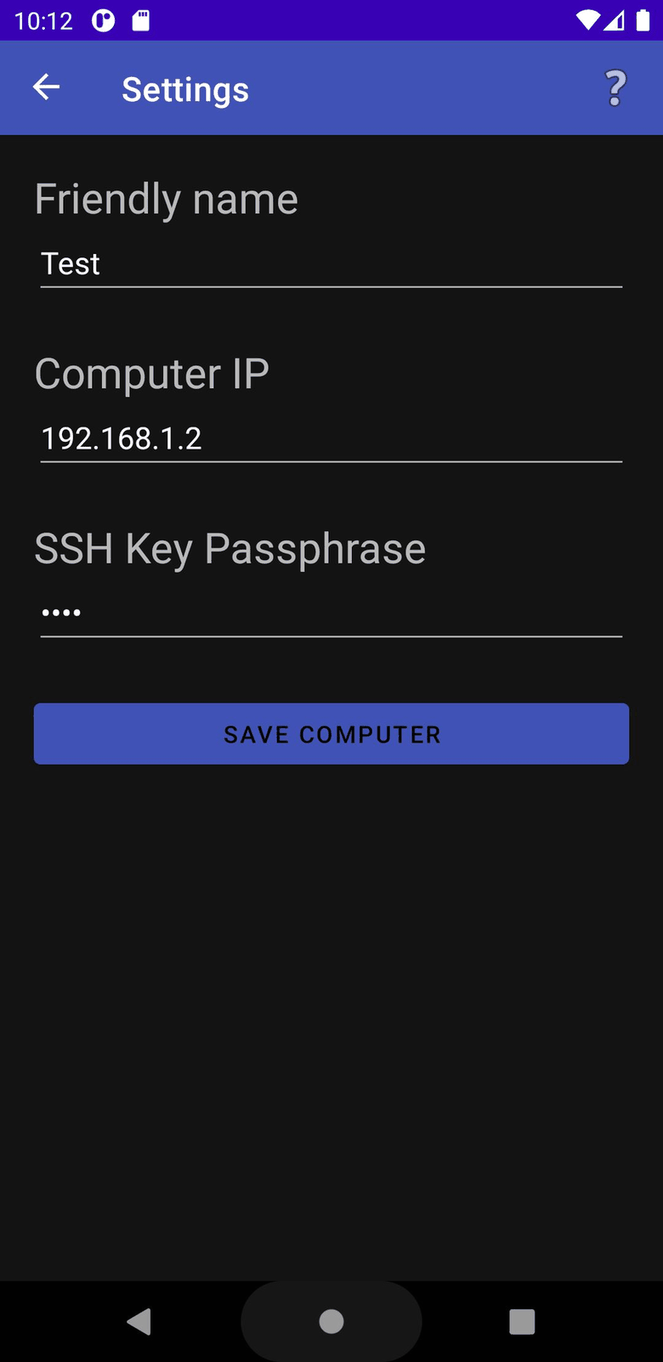 FiSSH screenshot